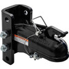 0091553BK - 2-5/16 Inch Black Powder-Coated Steel Coupler Assembly w/ 3 Position Channel - 15,000 Pound Capacity