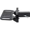 5231521 - Aluminum Black Powder Coated Folding Step with 2 Inch Hitch Receiver