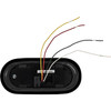 SL61AC - 6 Inch LED Oval Strobe Light with 12 LEDs, Amber/Clear, Heated
