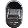 5622213 - 1.75 Inch Mini Fender Light - Red/Amber - Chrome Housing, Male Bullet Connectors