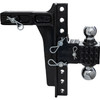 1802721 - Adjustable Dual-Ball Hitch for 2-Inch Receiver, 10-Inch Rise & Drop