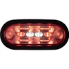 5626428 - Combination 6 Inch Oval LED Stop/Turn/Tail, Backup and Strobe Light with 22 LEDs