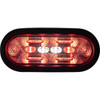 5626429 - Combination 6 Inch Oval LED Stop/Turn/Tail, Backup and Strobe Light with 22 LEDs