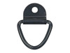 B21 - 1/4 Inch Forged Rope Ring With 1-Hole Integral Mounting Bracket Zinc Plated
