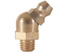 450 - 1/4-28 Inch Taper Thread Grease Fittings - 45°