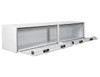 1753151 - 16x13x72 Inch White Smooth Aluminum Topsider Truck Box