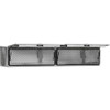 1701356 - 16x13x88 Inch Diamond Tread Aluminum Topsider Truck Box with Flip-Up Doors