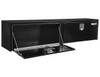 1702980 - 18x16x72 Inch Black Steel Topsider Truck Box
