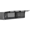1701365 - 18x16x90 Inch Diamond Tread Aluminum Topsider Truck Box with Flip-Up Doors