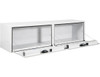 1753165 - 18x16x90 Inch White Smooth Aluminum Topsider Truck Box