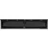 1721770 - 18x16x96 in Black Diamond Tread Aluminum Topsider Truck Box with Flip-Up Doors