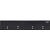 1721770 - 18x16x96 in Black Diamond Tread Aluminum Topsider Truck Box with Flip-Up Doors