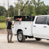 1703020 - 18x16x96 Inch Black Steel Topsider Truck Box
