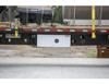 1706895 - 18x18x18 Inch Pro Series White Smooth Aluminum Underbody Truck Box - Single Barn Door, Compression Latch
