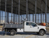 1732410 - 18x18x48 Inch White Steel Underbody Truck Box With 3-Point Latch