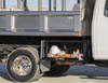 1732315 - 18x18x60 Inch Black Steel Underbody Truck Box With 3-Point Latch