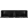 1732320 - 18x18x72 Inch Black Steel Underbody Truck Box With 3-Point Latch