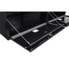 1732320 - 18x18x72 Inch Black Steel Underbody Truck Box With 3-Point Latch