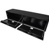 1732320 - 18x18x72 Inch Black Steel Underbody Truck Box With 3-Point Latch