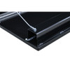 1732320 - 18x18x72 Inch Black Steel Underbody Truck Box With 3-Point Latch