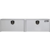 1732420 - 18x18x72 Inch White Steel Underbody Truck Box With 3-Point Latch