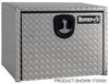1735119 - 18x24x36 Inch Diamond Tread Aluminum Underbody Truck Box with 3-Pt. Latch