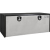 1708710 - 18X24X48 Inch Black Steel Truck Box With Stainless Steel Door