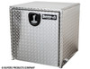 1735120 - 18x24x48 Inch Diamond Tread Aluminum Underbody Truck Box with 3-Pt. Latch