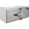 1762630 - 18x24x72 Inch Smooth Aluminum Underbody Truck Tool Box - Double Barn Door, Cam Lock Hardware