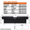 1722420 - 18x27x71 Inch Textured Matte Black Diamond Tread Aluminum Gull Wing Truck Box