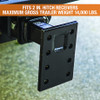 PM87 - 2 Inch Pintle Hitch Mount- 3 Position, 9 Inch Shank