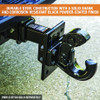 PM87 - 2 Inch Pintle Hitch Mount- 3 Position, 9 Inch Shank