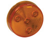 5622524 - 2.5 Inch Amber Round Clearance/Marker Light Kit With 4 LEDs (PL-10 Connection, Includes Grommet and Plug)