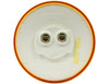 5622524 - 2.5 Inch Amber Round Clearance/Marker Light Kit With 4 LEDs (PL-10 Connection, Includes Grommet and Plug)