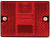 5622716 - 2.875 Inch Red Rectangular Marker/Clearance Light With Reflex With 6 LED