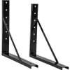 1701016 - 24x24 Inch Welded Black Formed Steel Mounting Brackets