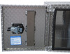 1702225 - 24x24x24 Inch Diamond Tread Aluminum Underbody Truck Box - Single Barn Door, Compression Latch