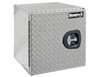 1702225 - 24x24x24 Inch Diamond Tread Aluminum Underbody Truck Box - Single Barn Door, Compression Latch