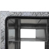 BP242486 - 24x24x86 Inch Diamond Tread Aluminum Straight Side Tunnel Truck Tool Box with Shelf