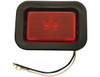 5623112 - 3.125 Inch Red Rectangular Marker/Clearance Light With Reflex Kit With 2 LED