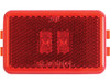 5623112 - 3.125 Inch Red Rectangular Marker/Clearance Light With Reflex Kit With 2 LED