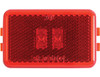 5623113 - 3.125 Inch Red Rectangular Marker/Clearance Light With Reflex With 2 LED