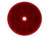 5623316 - 3.1875 Inch Red Round DOT Bolt-On Reflectors