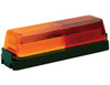 5623711 - 3.75 Inch Amber/Red Rectangular Marker/Clearance Light Kit With Plug/Bracket