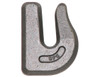 B2408W375 - 3/8 Inch Drop Forged Weld-On Heavy-Duty Towing Hook - Grade 43