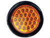 SL40AR - 4 Inch Amber Round Recessed Strobe