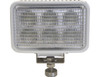 1493118 - 4 Inch by 6 Inch Rectangular LED Clear Flood Light with White Housing