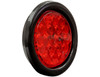 5624118 - 4 Inch Red Round Stop/Turn/Tail Light Kit with 18 LEDs (PL-3 Connection, Includes Grommet and Plug)