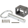 B2598HU - 5/8 Inch Weld-On Spring Latch Assembly-Plain Tube - 2.53 x 4.68 Inch-Unassembled