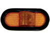 5626209 - 6 Inch Amber Oval Mid-Turn Signal-Side Marker Light Kit with 9 LEDs (PL-3 Connection, Includes Grommet and Plug)